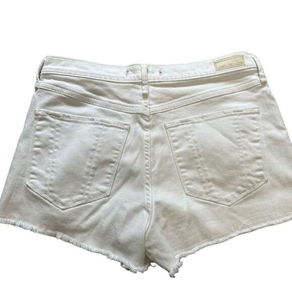 Abercrombie and Fitch white jean shorts size 28 - Picture 5 of 6